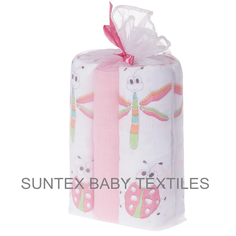 Stars Print 100% Bamboo Muslin Baby Reusable Diapers